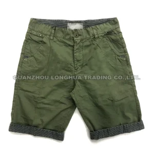 Men′ S Boy′ S Cargo Pants Shorts Trousers Apparel Cotton Garment Dye Palm