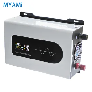 MYAMi PURE SINE WAVE Power Inverter 900w 12V 24V 48V to 220V 110V Single Phase Dual Output for Home /Car /RV Use