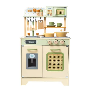 Kids Wooden Kitchen Toy Set Montessori
