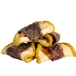 Meatyway Wholesale Dog Treats Duck Breast Pear 100g Wrap Dental Health High Protein Low Fat Dog Chews Vitamin Supplement