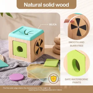Durable Lightweight Educational Wooden Toy
