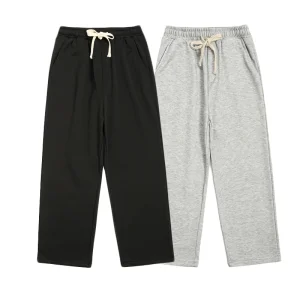 2026 Hot Selling 100% Cotton Elastic Waist Hip Hop Sweatpants