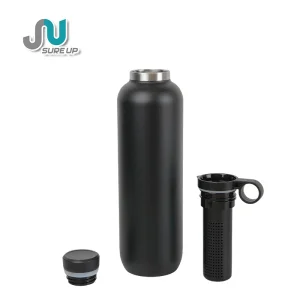 530/740/950 Large Capacity Stainless Steel Vacuum Thermos Insulated Flask with Tea Infuser Portable Outdoor Sports Water Bottle