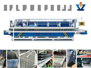 Jinzuan Concrete Floor Grinder Stone Edge Polisher CNC Marble Granite Polishing Ceramic Tile Processing Machine
