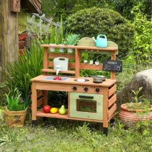 Outdoor Wood Kitchen