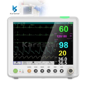 Portable Best Price Hospital Medical Multi-Parameter Monitor Vital Sign ECG SpO2 Human Use Patient Monitor