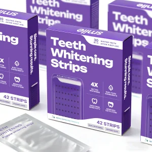 Purple Tooth Whitening Strips