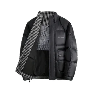 Zipper Puffer Jacket XXXXXXL 95% Down Fill Thick Casual Style Youth Women's Winter Coat