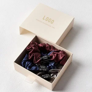 Wholesale Custom Silk Satin Scrunchie Hair Ties