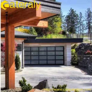 Modern Aluminium Automatic Door Electric Garage Door Security Steel Insulated House Aluminium House Roller Shutters Low Price Garage Doors Factory Wholesale