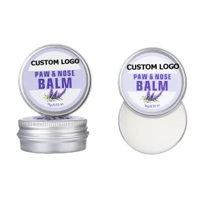 Pet Paw Nose Balm 15g Eco-Friendly Natural Lavender Scent 2-in-1 Soothing Balm For Dry Skin Claw Care For Cats &amp; Small Animals