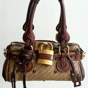 PU Leather Drawstring Handbag