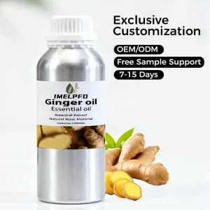 Organic Ginger Essential Oil Natural Pure Top Grade for Aromatherapy Massage Skin Care Hair Growth Natural Oleoresin