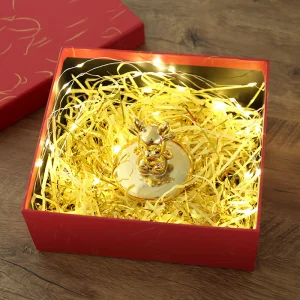 Gift Decoration Gold Shredded Paper Mixed Color Filler Packaging for Box Bag