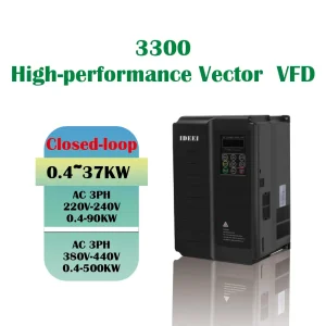 0.5kw 3 Fase 380V Entrada y 3 Fase 380V Salida Inversor de Frecuencia 500W Mini VFD VSD 1HP Controlador de Motor AC