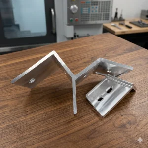 Minimalist Aluminum Edge Pull Handle for Cabinets, Concealed Furniture Hardware for Home and Office