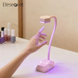 New Arrival Customize Nail Dryer Rechargeable LED Table Nail Light 18W Auto Sensor Fast Curing Goosenecks UV Nail Lamp