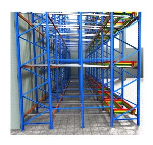 Durable Structural Design Steel Warehouse Rack Storage Racks Push Back Pallet Racking Systems with ISO 9001 & CE Certified