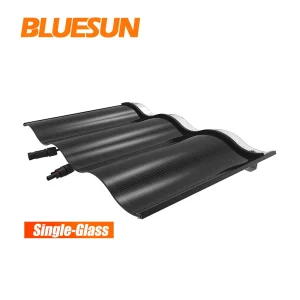 Most Popular 30w Single Glass Solar Roof Tiles Photovoltaic Flexible Solar Panels for Farm System