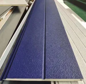 Aluzinc Galvanized Exterior Metal PU Foam Decorative Panel for Building Materials