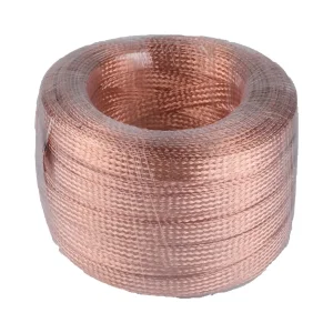 Copper Braided Flat Wire