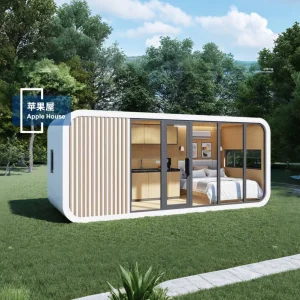 Novo Design Inteligente Casa Móvel Prefabricada Modular Cápsula da Apple