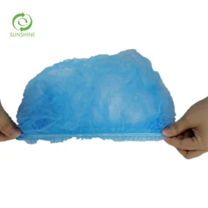 Disposable PP Non Woven Strip Clip Cap Bouffant Head Cover Bouffant Cap