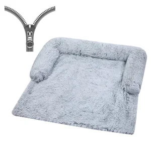 Dog Sofa Bed, Non Slip Removable Washable Pet Calming Dog Bed
