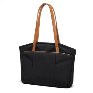 Bolso de portátil para mujeres de moda, impermeable con almohadilla de aire, a prueba de golpes, bolsas diarias para laptop