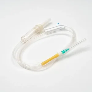Conjunto de infusión desechable estilo Pakistán para administración intravenosa quirúrgica