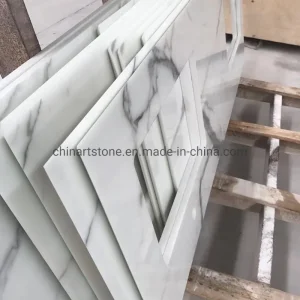 Polished Nano Crystallized Glass Stone/White Marble, Calacatta, Carrara, Pure White Colors