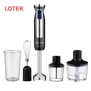 Multifunction 10oow and 8oow Blue LED Light Electric Immersion Blenders for Household Use