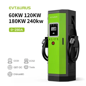 2025 New IP54 Double Gun 120kw 180kw CCS2 Ocpp DC EV Electric Fast Charging Station Highway Floor-Mounted Charging Stations