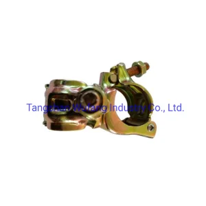 JIS Pressed Double Coupler 90 Degree Clamp Right Angle Coupler