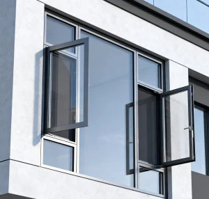 High Insulation Narrow Frame/ Slim Frame Aluminum Window System Casement Window