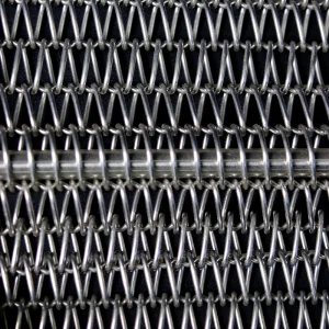OEM Food Grade 304/316 Stainless Steel Anti-Corrosion Spiral Mesh Conveyor Belt for Food Customizable Sizes Wire Diameter