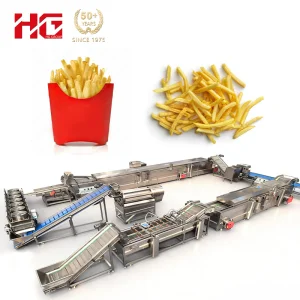 Fritadeira Frita Contínua Automática para Batatas Fritas