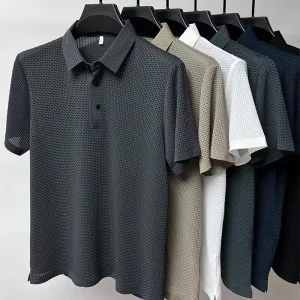 Short Sleeve Polo Shirt Smart Office Wear