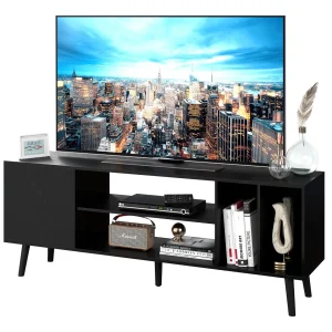 MCM Style Durable MDF Wood Media Console