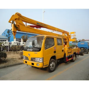Vehículo de Trabajo en Altura Dongfeng Barato 4X2 Venta de Plataforma de Trabajo Aéreo en Líbano 14m