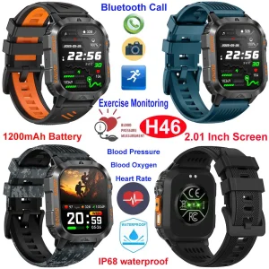 Advanced IP68 Waterproof Intelligent Wearable Bluetooth Smart Wristband with Health Monitoring H46