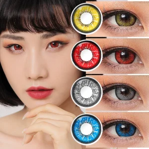Free Sample Magister Flame Color Contact Lens