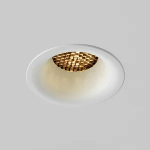 15W Modern Stylish Aluminum IP54 Deep Anti-glare Arc Recessed LED Down Light with Honeycomb