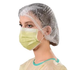 Máscara Facial Médica Descartável com Alça de Orelha 3ply Máscara Cirúrgica Descartável para Uso Hospitalar