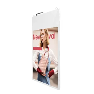 43 49 55 Inch Ceiling Hanging Double Sided Window Display Visual Merchandising Commercial Display Double Monitors