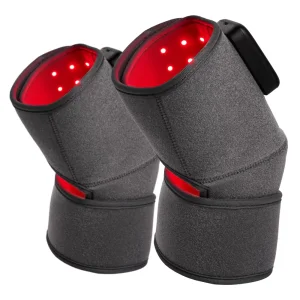 2026 New Design OEM Rechargeable Red Light Therapy Knee Elbow Brace Cordless Vibration Knee Massage Cordless Heated Knee Brace