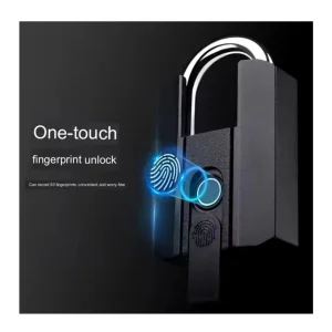 Wholesale Fingerprint Smart Padlock Finger Print Padlock With Keyless Suitable for Gym Biometric Locke and Storage Smart Padlock