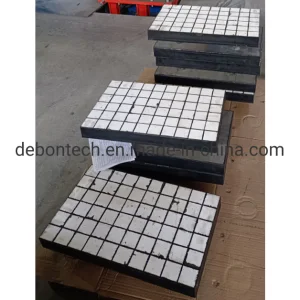 Rubber Ceramic Steel Liner Composite Rubber Ceramic Plate