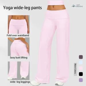 Women Workout Flared Gym Flare Leggings High Waist Yoga Leggings