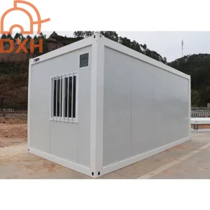 Vila de Painel Sandwich Modular Prefabricado Dxh Casa Contêiner de Escritório Desmontável Pronta para Morar Hotel Quarto Armazém Casa de Armazenamento